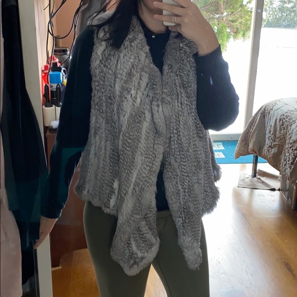 525 America Rabbit Fur Vest - Picture 5 of 7